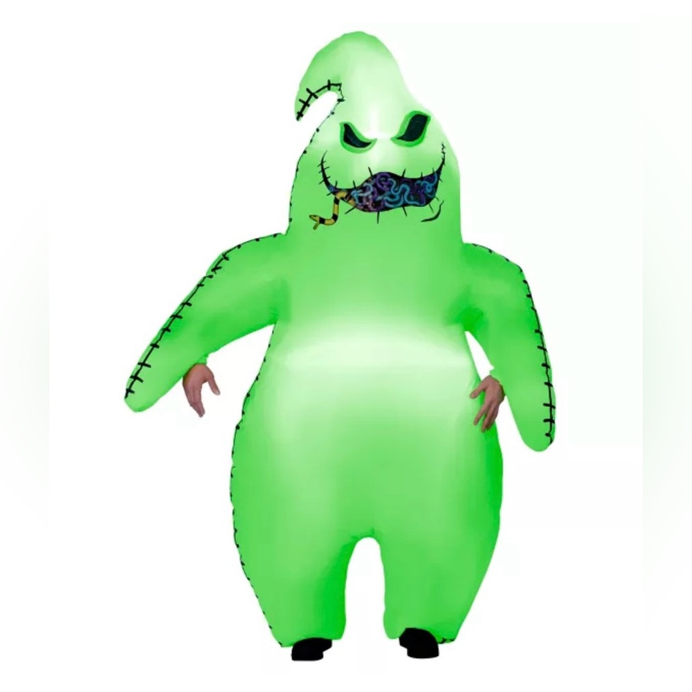 LIGHT UP INFLATABLE OOGIE BOOGIE COSTUME. Slightly used. In great condition.